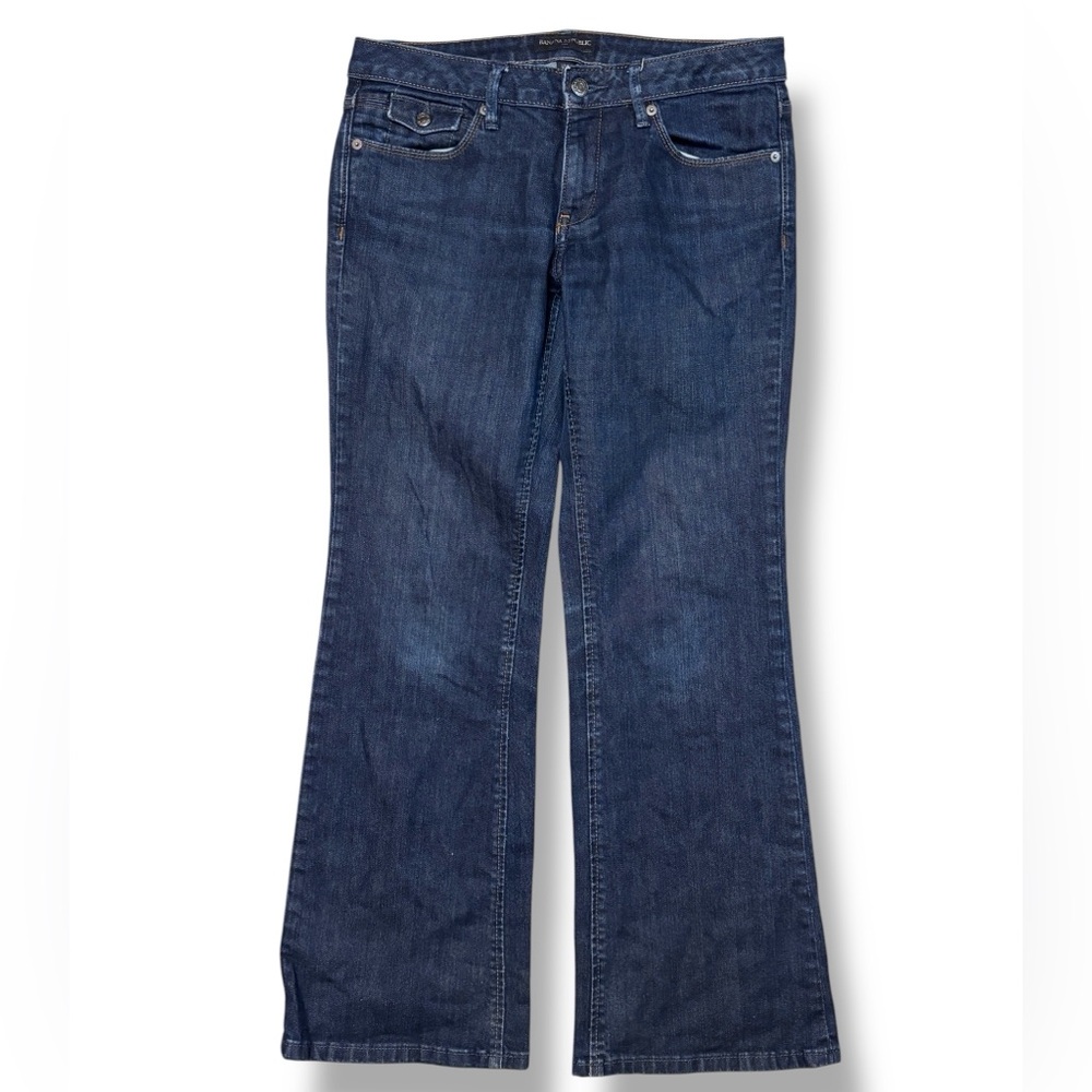 BANANA REPUBLIC Dark Wash Low Rise Flare Jeans 28/6S